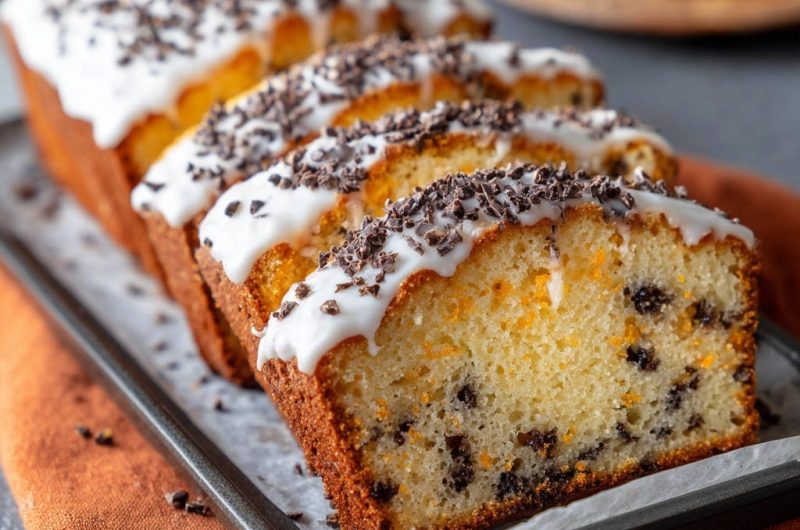 Orange Chocolate Chip Loaf Cake