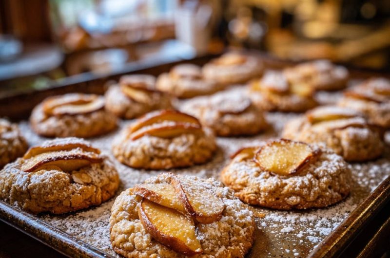 Apple Cinnamon Oatmeal Cookies
