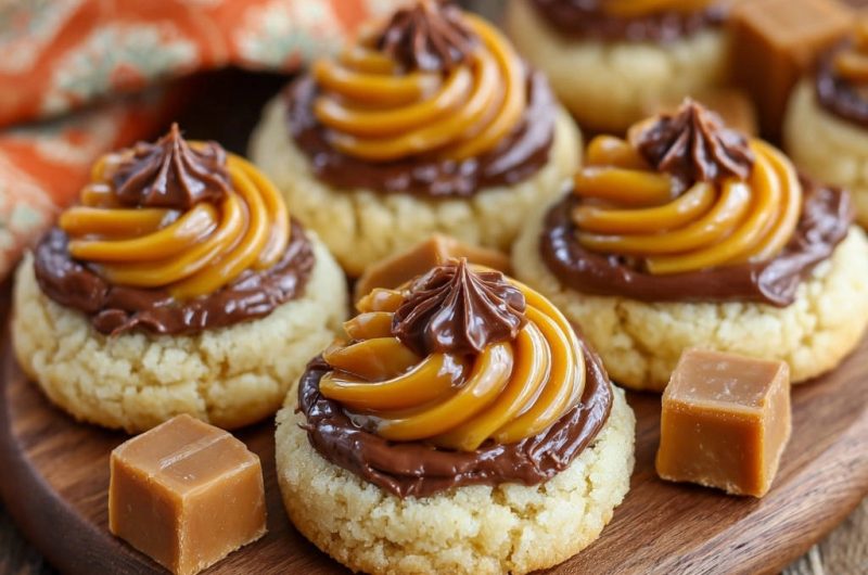 Caramel Chocolate Cookies