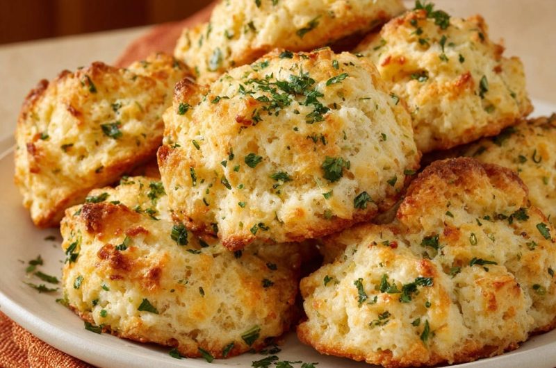Garlic Herb Drop Biscuits