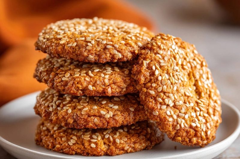 Golden Sesame Cookies