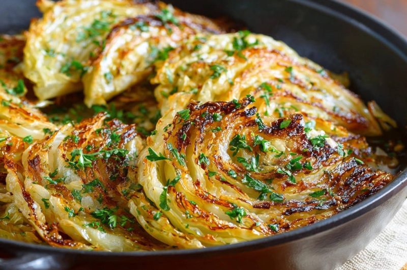 Pan-Seared Cabbage