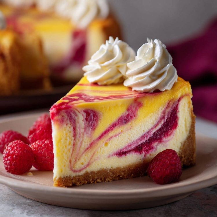 Carnation Raspberry Cheesecake Raspberry Swirl Cheesecake: Rich & Creamy