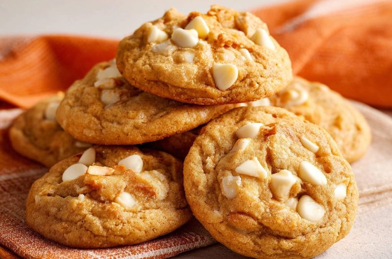 Chewy White Chocolate Chip Cookies