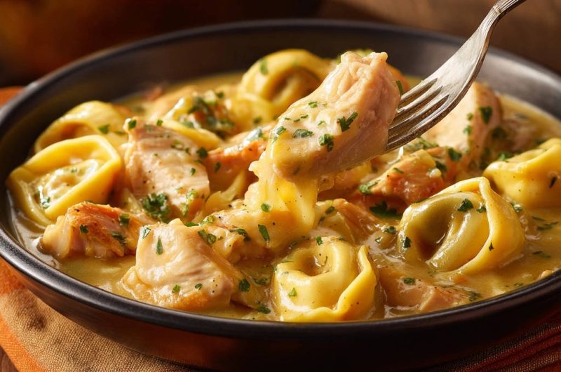 Creamy Chicken and Tortellini