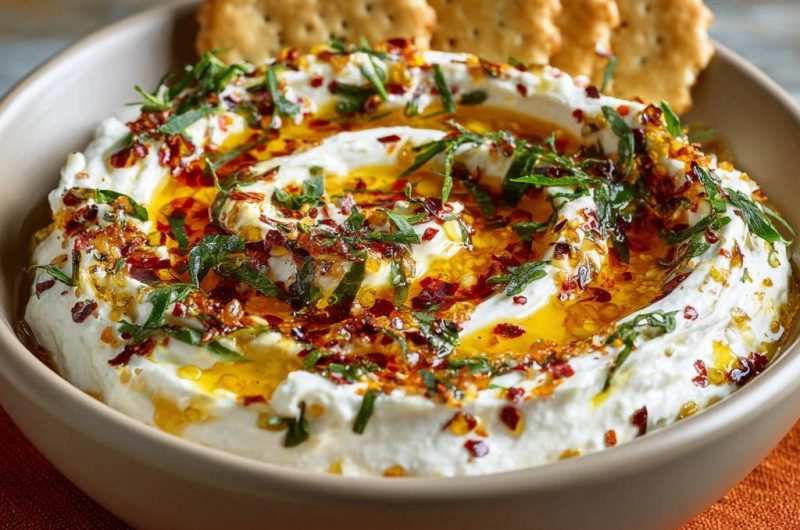 Creamy Herb & Chili Whipped Feta