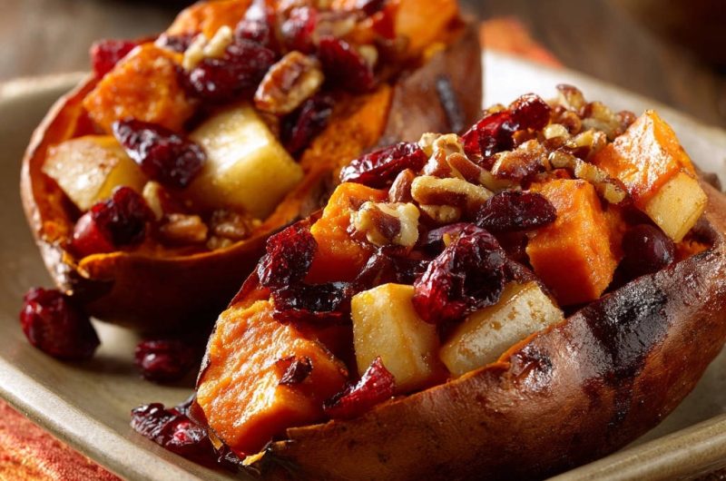 Harvest Stuffed Sweet Potatoes