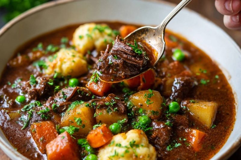 Hearty Beef & Dumpling Stew