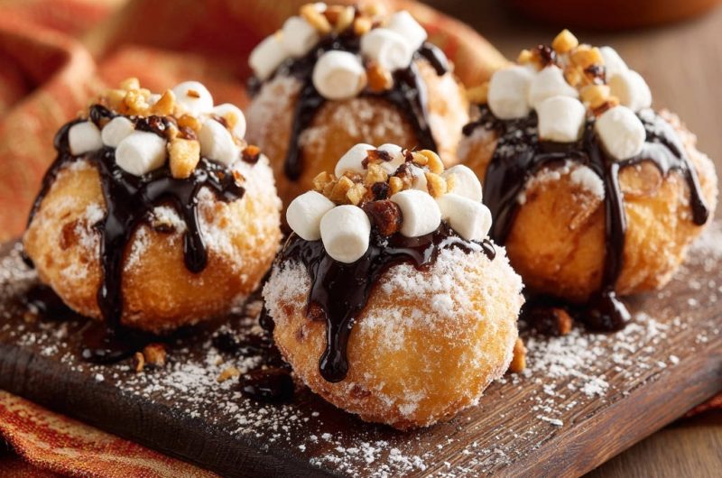 Homemade Marshmallow Fritters