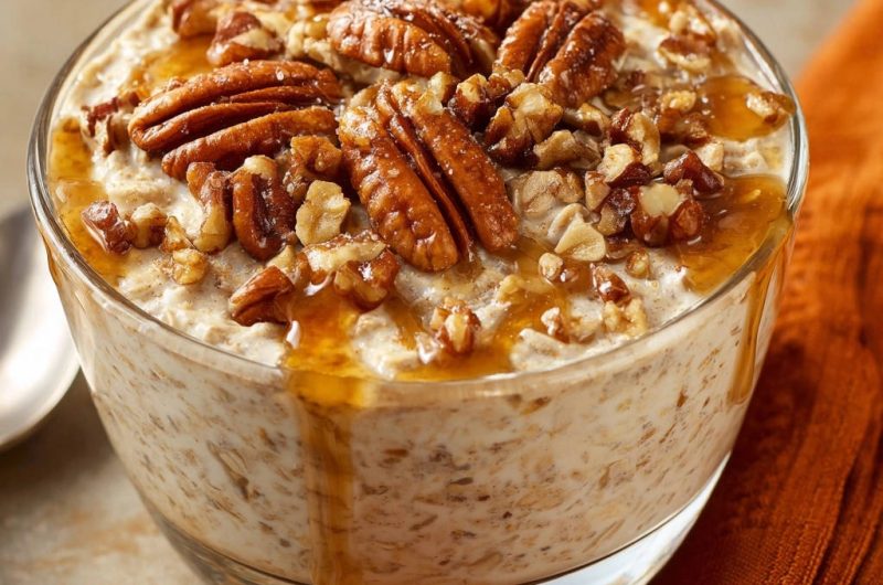 Maple Pecan Overnight Oats
