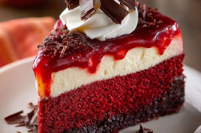Red Velvet Cheesecake Layer Cake