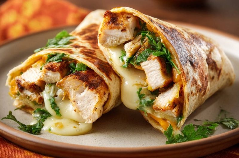 Zesty Grilled Chicken Wraps