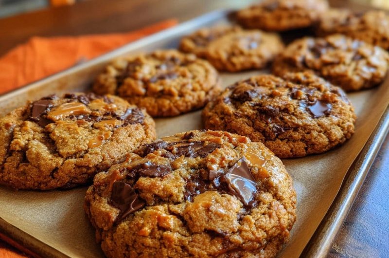 Caramel Chocolate Chip Cookies