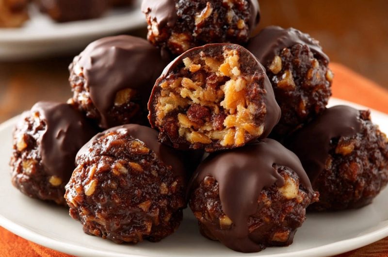 Chocolate Coconut Oat Bites