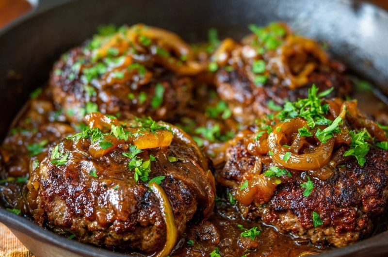 Smothered Beef Patties