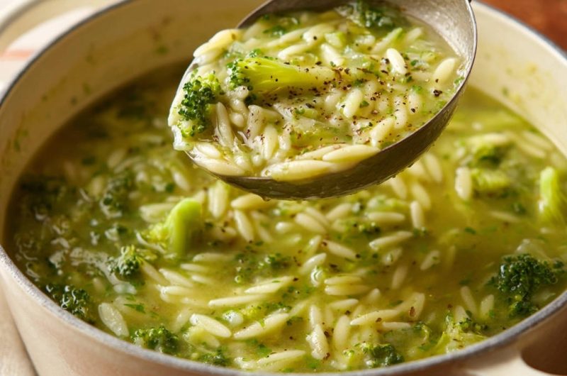 Broccoli Orzo Soup