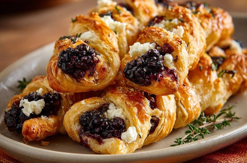 Berry Goat Cheese Twists