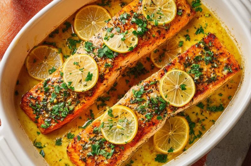 Lemon Herb Baked Salmon