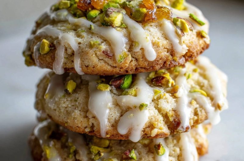 Pistachio Apricot Cookies