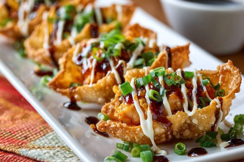 Chicken Wonton Bites