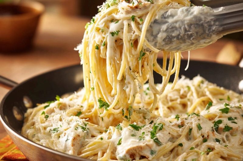 Creamy Garlic Chicken Pasta