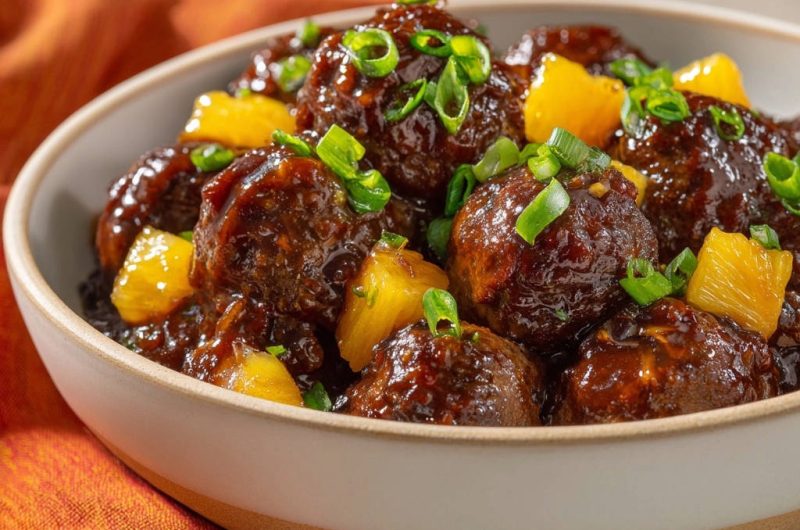 Hawaiian Glazed Meatballs