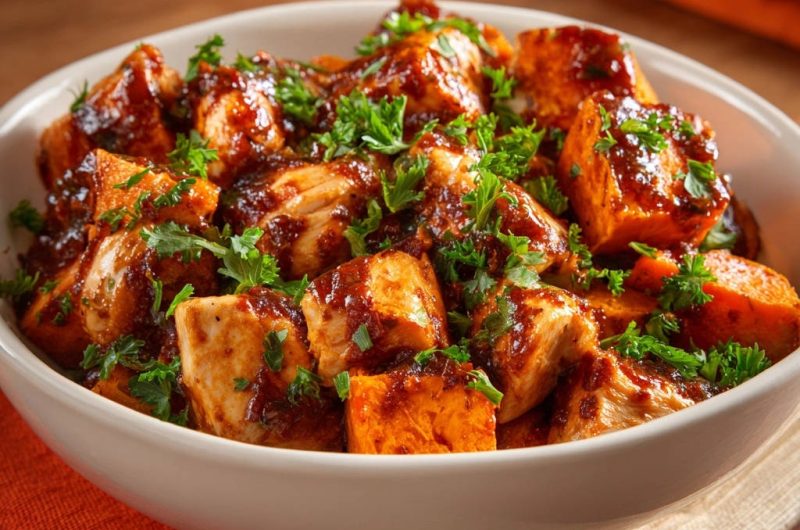 Sweet Potato & Chicken Skillet