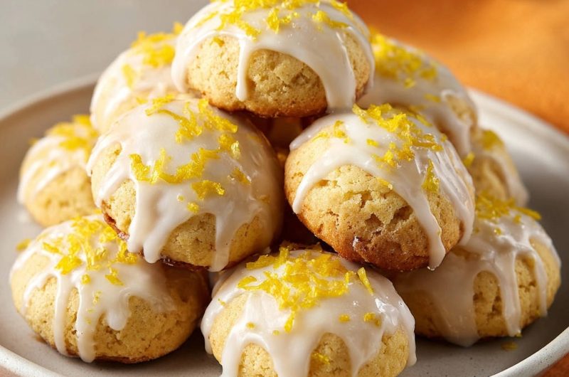 Zesty Lemon Drop Cookies