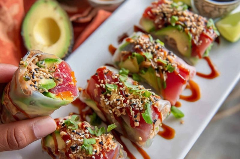 Ahi Tuna Spring Rolls