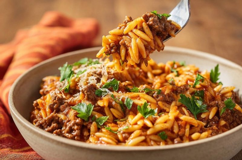 Beef Orzo