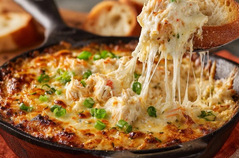 Cheesy Baked Crab