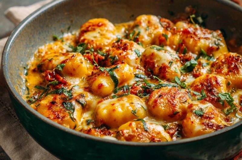 Cheesy Skillet Gnocchi