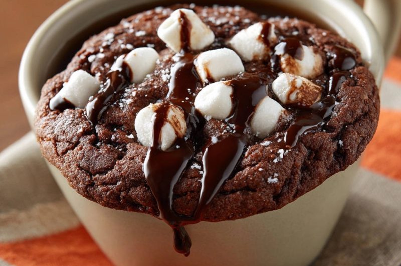 Chocolate Marshmallow Mug Cake