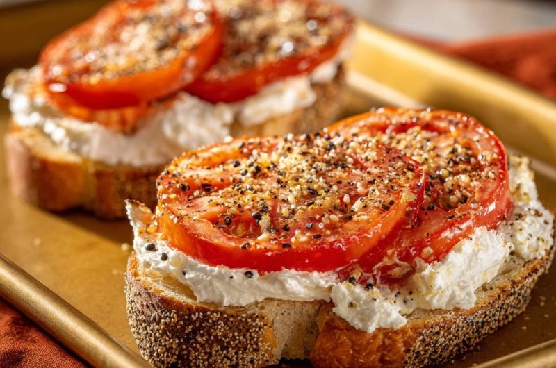 Tomato Ricotta Toast