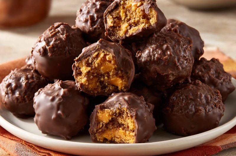 Peanut Butter Chocolate Truffles