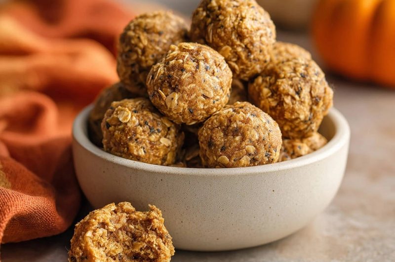 Pumpkin Spice Energy Bites