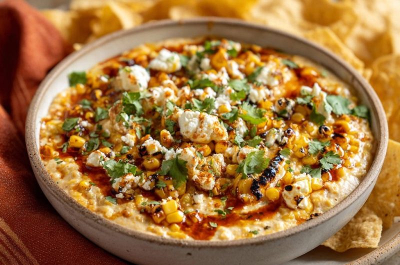 Creamy Charred Corn Dip