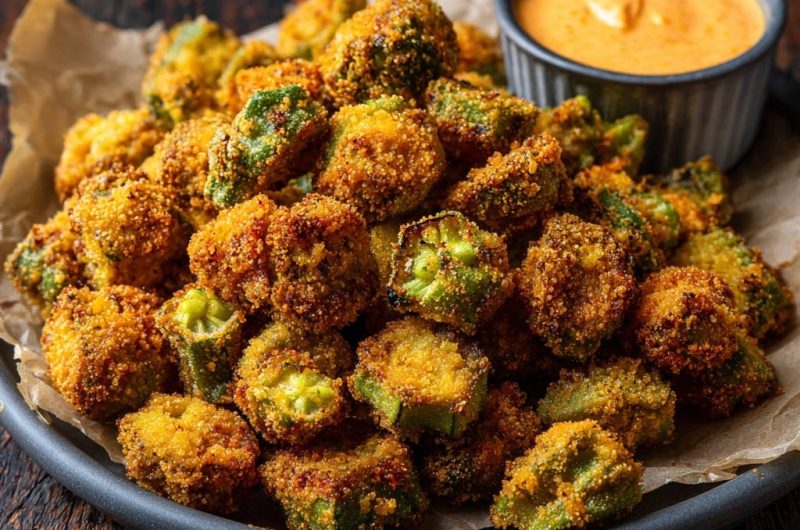 Crispy Southern Fried Okra