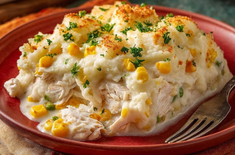 Homestyle Chicken and Corn Bake