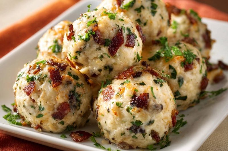 Bacon and Herb Dumplings