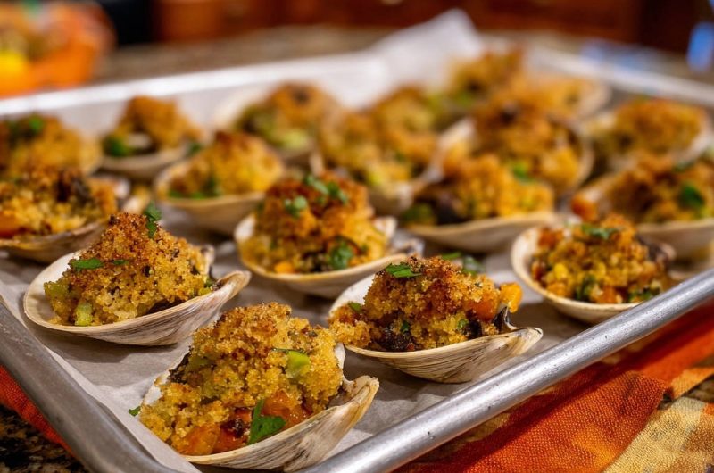 Baked Stuffed Clams