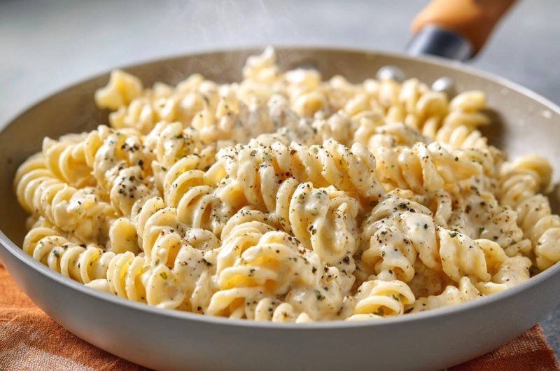 Creamy Garlic Herb Rotini