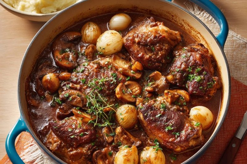 Chicken and Mushroom Braise