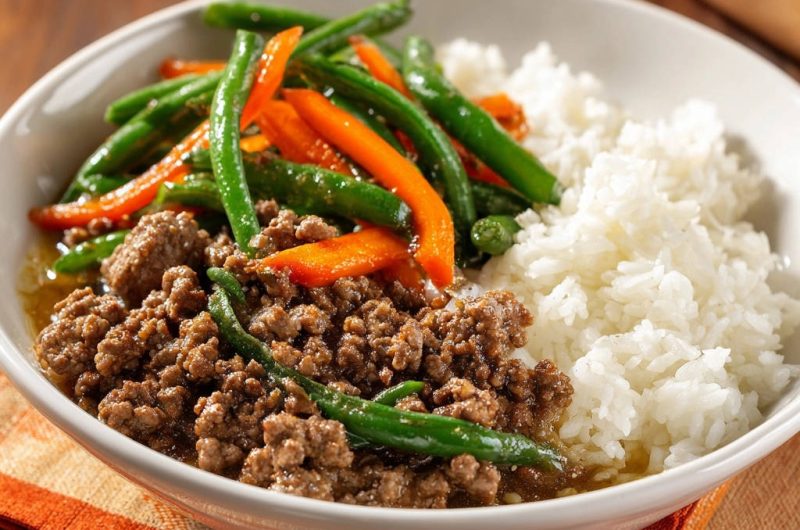 Ground Beef and Veggies