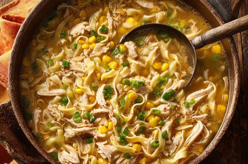 Chicken Corn Noodle Soup