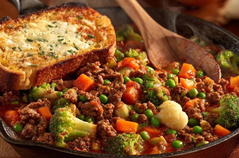 Ground Beef and Veggie Skillet