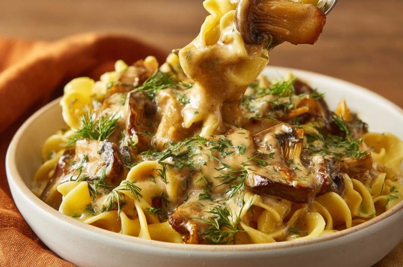 Mushroom Stroganoff