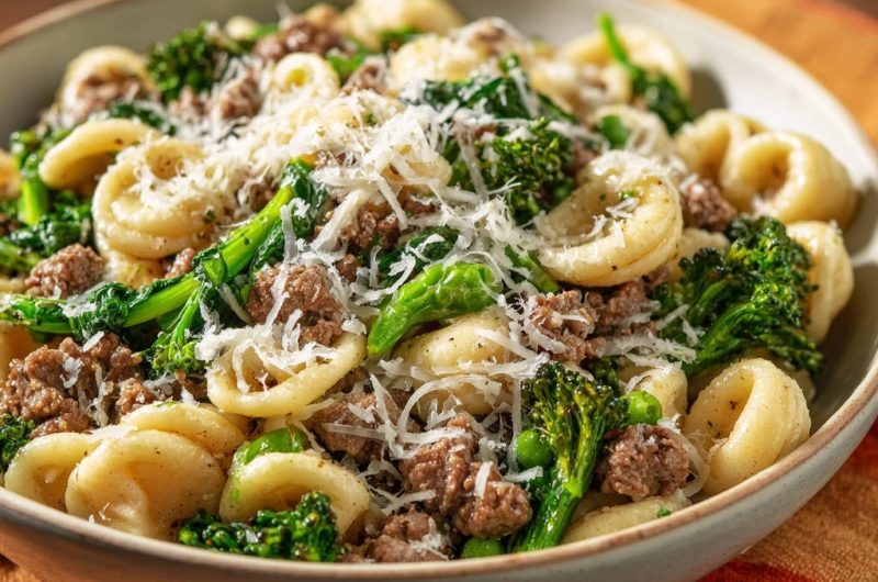Sausage and Broccolini Orecchiette