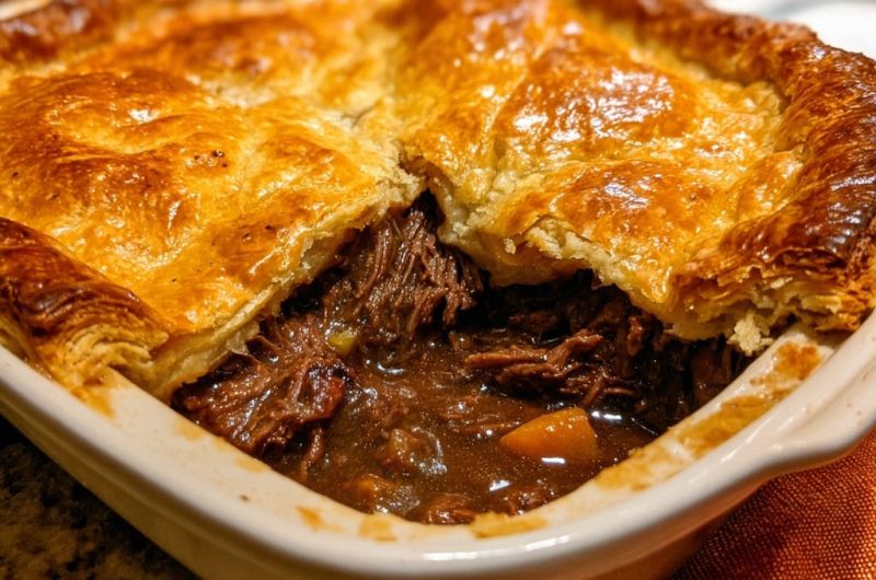 Shredded Beef Pot Pie