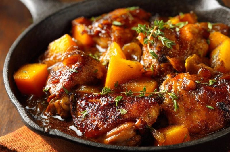 Skillet Braised Chicken